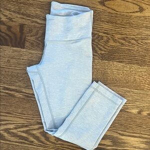 Lululemon Light Gray Pinkish capris